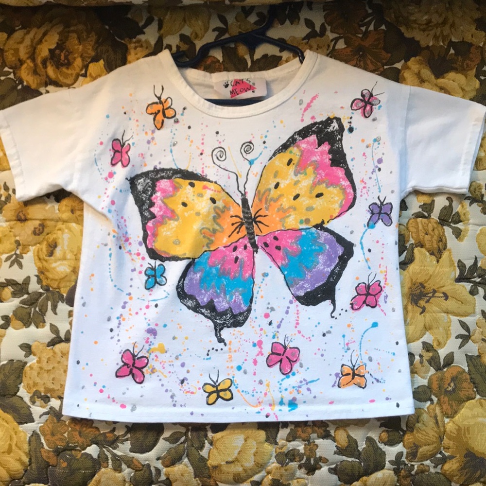 Kids Vintage Butterfly Tee